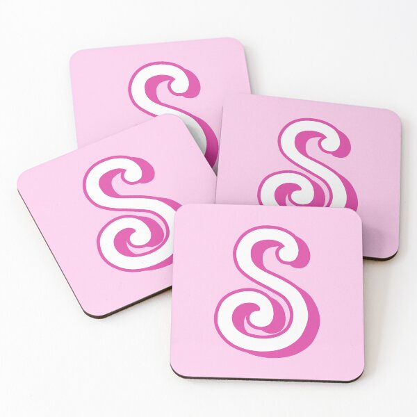 Item preview, Bubble Pink Letter S - Monogram - Initial - Alphabet designed and sold by CreationsbyAny.