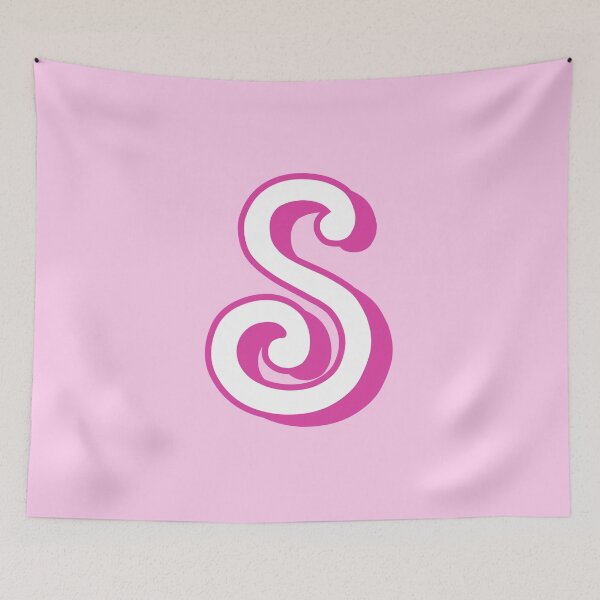 Item preview, Bubble Pink Letter S - Monogram - Initial - Alphabet designed and sold by CreationsbyAny.