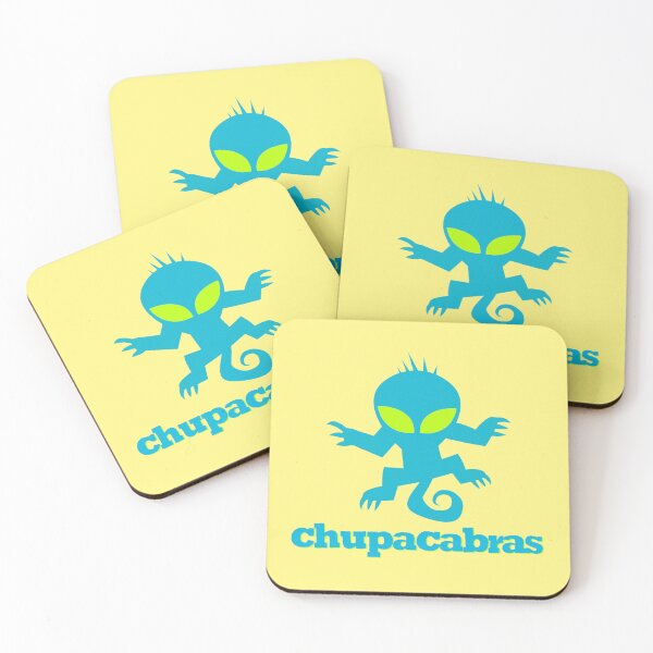 Item preview, Chupacabras Logo & Font (Turquoise/Lime) designed and sold by Simone Morana Cyla.