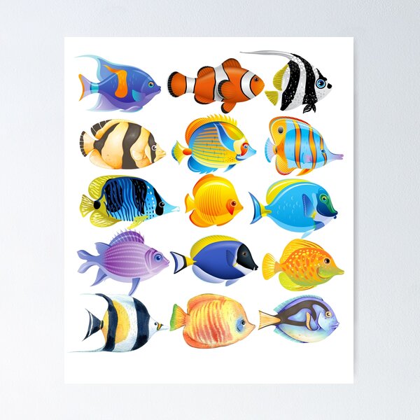 Item preview, Tropical Fish Collection designed and sold by Rich Summers Art.