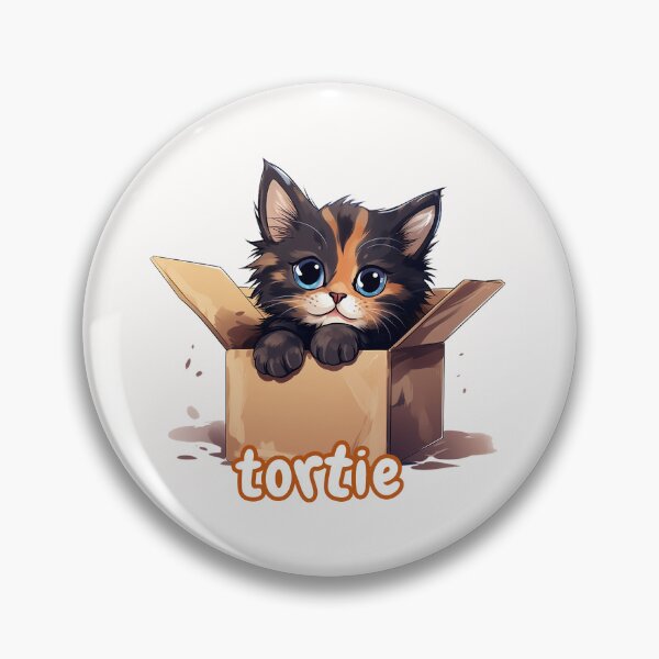 Item preview, Tortie In A Box / Kitten In A Box designed and sold by Bug & Brush.