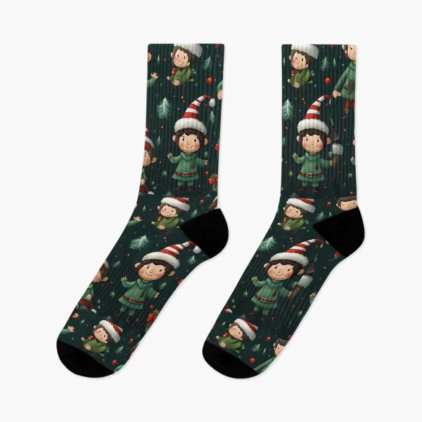 Item preview, Christmas Elf Pattern designed and sold by tropicaltee.