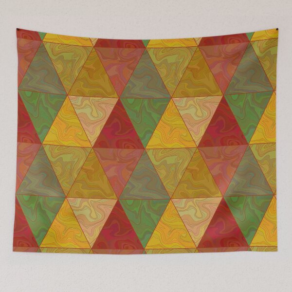 Item preview, Triangle marbled pattern  designed and sold by Osting.
