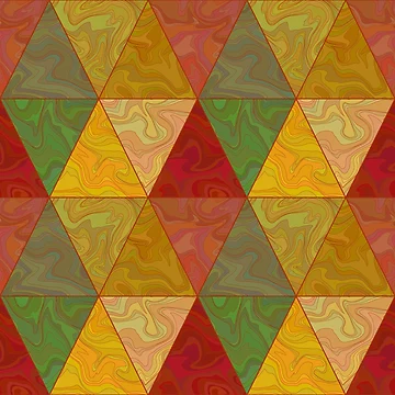 Artwork thumbnail, Triangle marbled pattern by Osting
