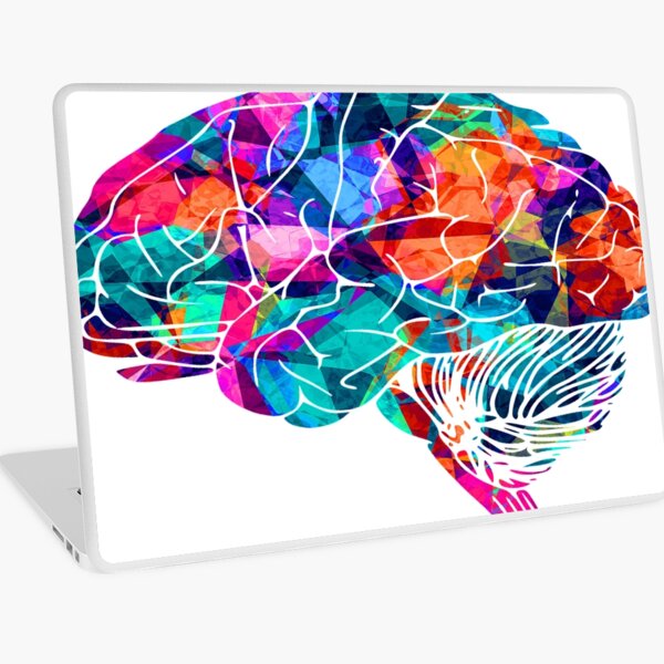 Colors Brain Laptop Skin