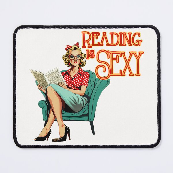 Item preview, Reading Is Sexy / Pin Up Girl Librarian designed and sold by Bug & Brush.