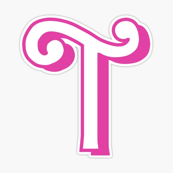 Letter T pink alphabet glossy 22285870 PNG