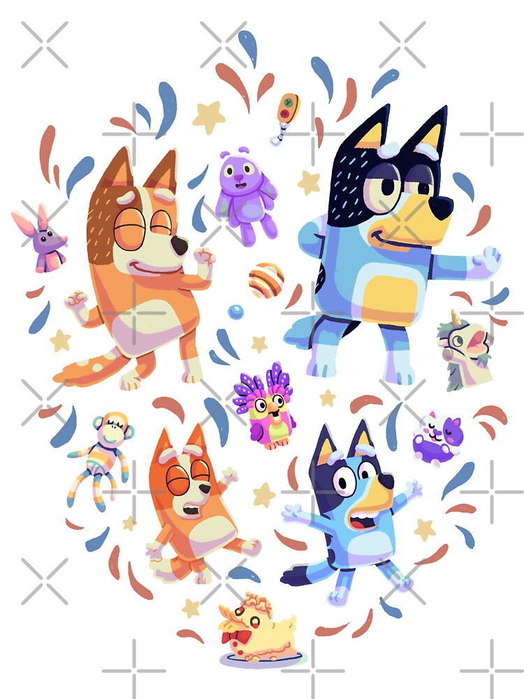 Thumbnail 2 of 2, Kids T-Shirt, Dance Mode Bingo Bandit Chilli Heeler designed and sold by Geekydog.