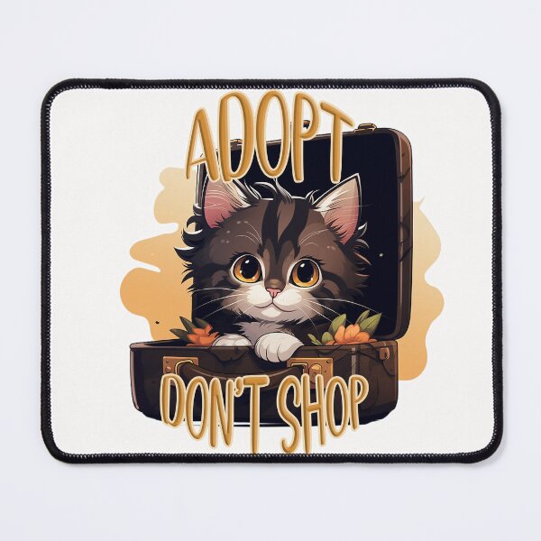 Item preview, Adopt Don't Shop / Cat In A Suitcase designed and sold by Bug & Brush.