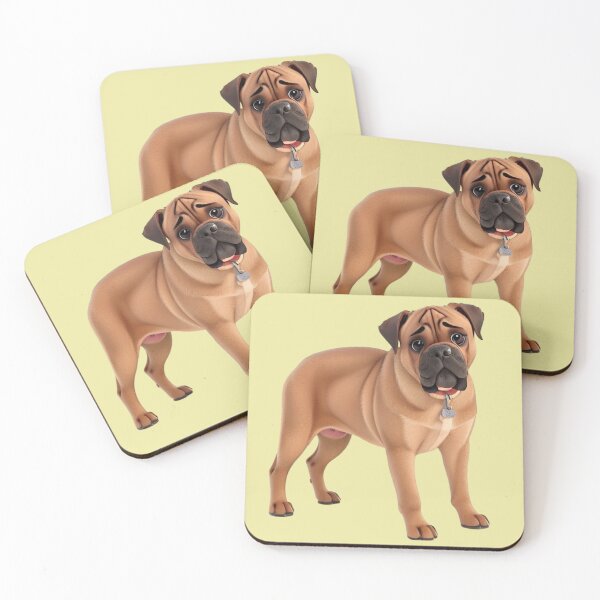 Item preview, Animated bullmastiff in 3D style designed and sold by ChickNickStudio.