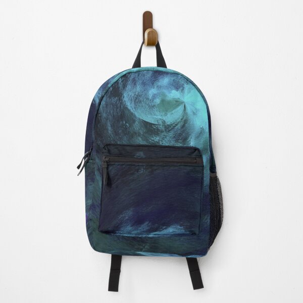 Item preview, blue abstract art deep ocean designed and sold by Optimystic-arts.