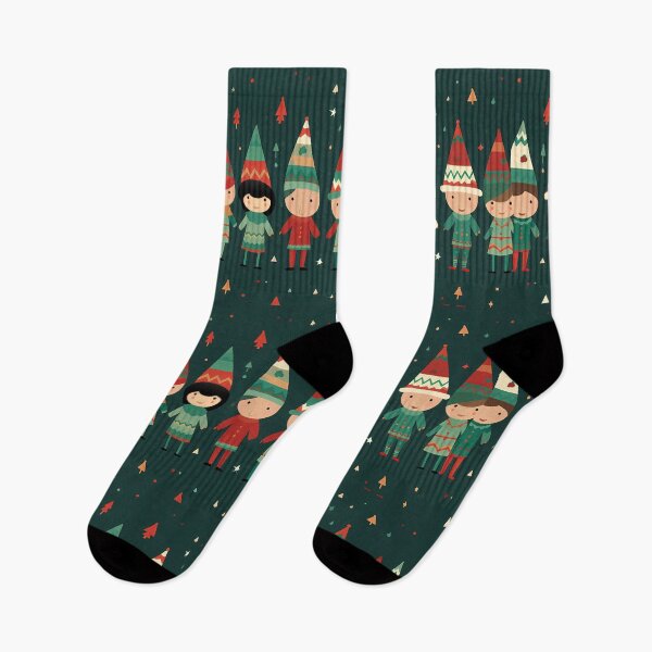 Item preview, Christmas Elf Pattern designed and sold by tropicaltee.