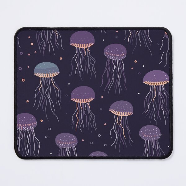 Item preview, Doodle Jellyfish Pattern designed and sold by ReachingRoyalty.