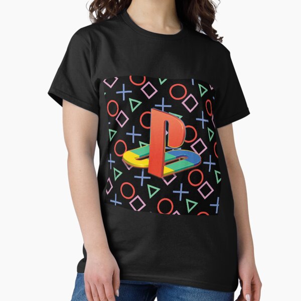 Vista previa del artículo con la obra «Logotipo de repetición de botones de PS2», diseñado y vendido por Barking-Goose.