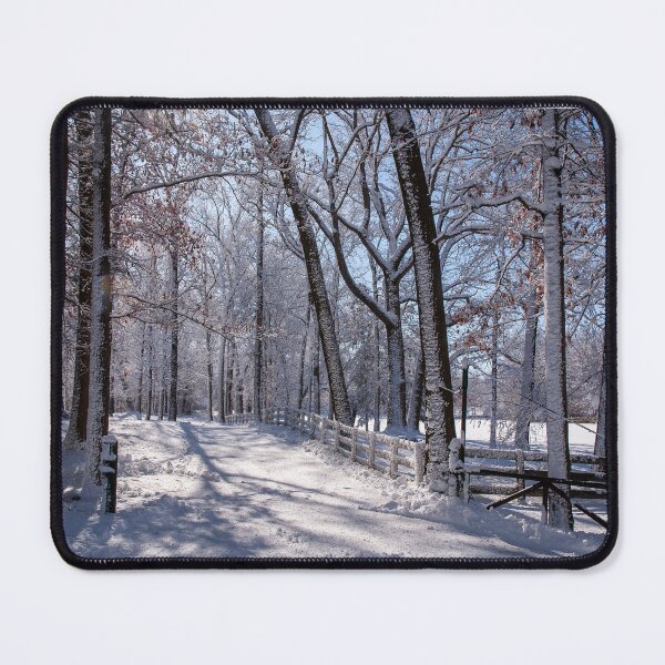 Item preview, Snow covered roadway in the park designed and sold by Ruth Curtis.