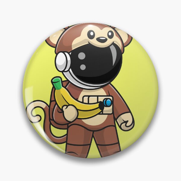 Item preview, Adorable Monkey Astronaut: A Playful Journey to Space designed and sold by hjian8219.
