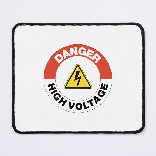 Item preview, Danger high voltage, safety matters designed and sold by Mqyou.