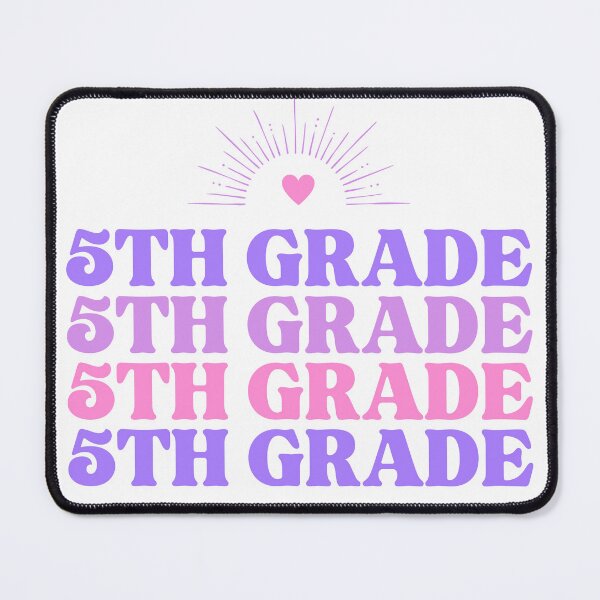 Item preview, Pink & Purple Fifth Grade for Kids and Teachers designed and sold by LearnandLove.
