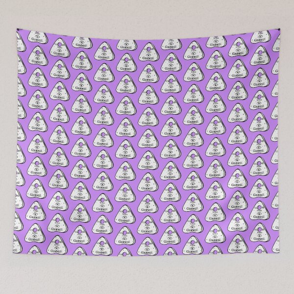 Item preview, White and Purple Ouija Planchette designed and sold by Charlottieloux.