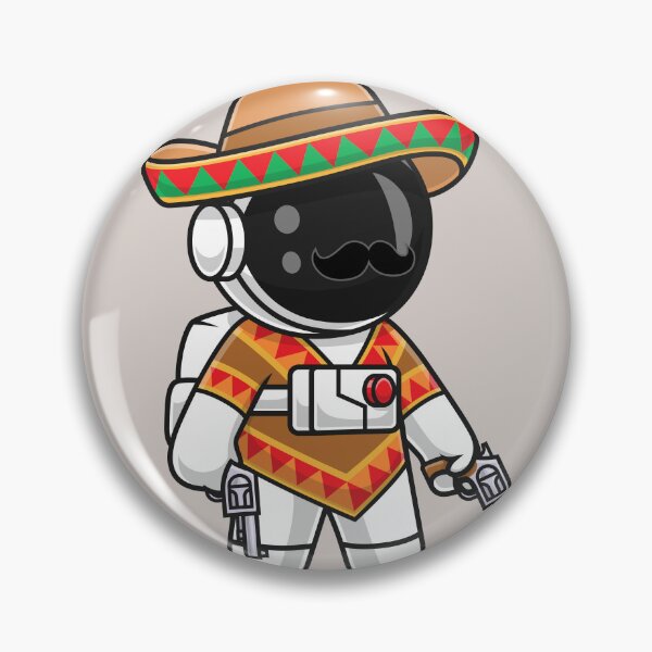 Item preview, Cosmic Cowboy: A Cute Astronaut Adventure with a Sombrero Hat designed and sold by hjian8219.