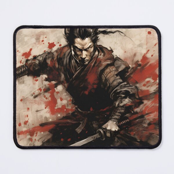 Item preview, Samurai TCG OCG Shogun Miyamoto Musashi Playmat Size 14"x24" 60x35CM Mousepad Game Mat Mouse Pad Gamemat designed and sold by coolplaymats.