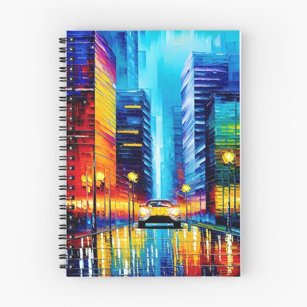Item preview, Drive through the Big City designed and sold by ArtFactoryAI.