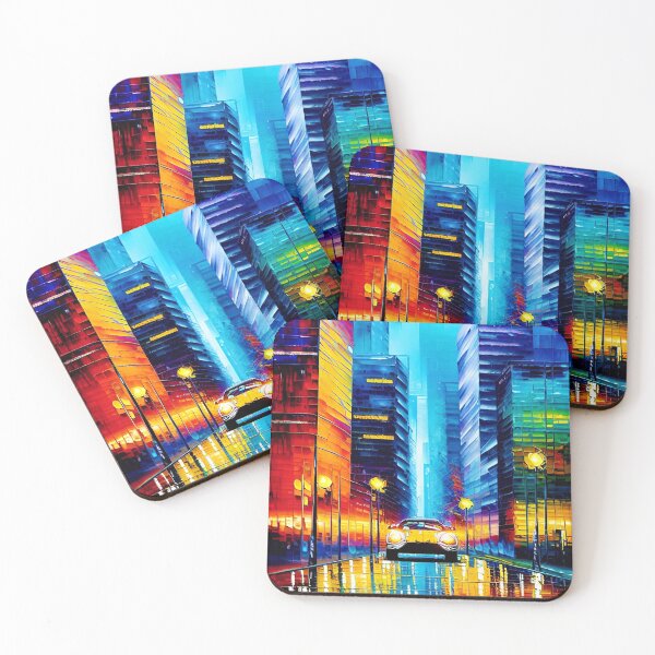 Item preview, Drive through the Big City designed and sold by ArtFactoryAI.