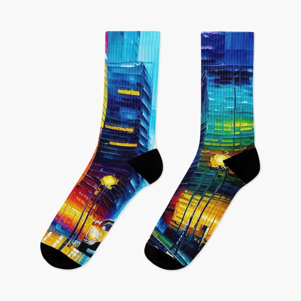 Item preview, Drive through the Big City designed and sold by ArtFactoryAI.