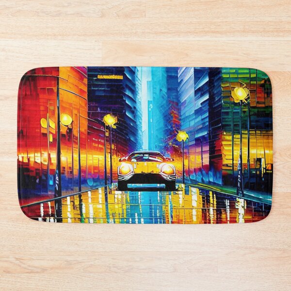 Item preview, Drive through the Big City designed and sold by ArtFactoryAI.