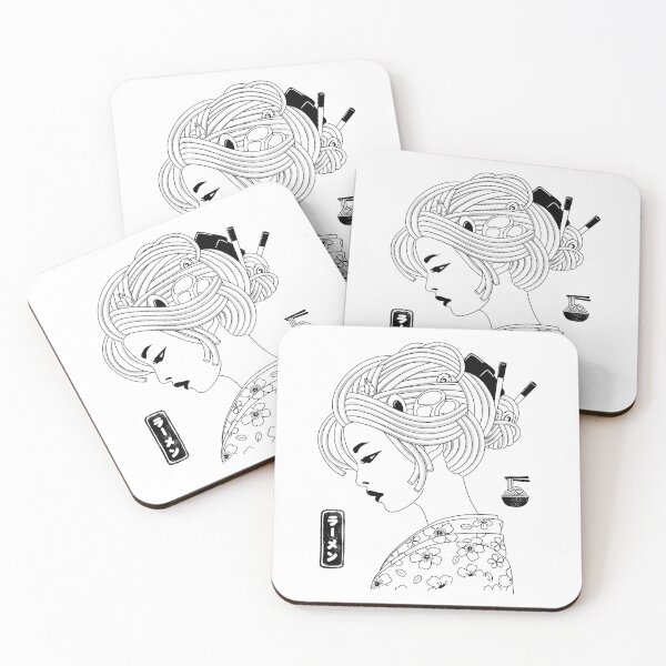 Item preview, Ramen Geisha Minimalist designed and sold by Kimprut.