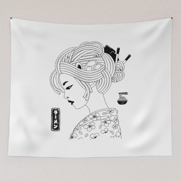 Item preview, Ramen Geisha Minimalist designed and sold by Kimprut.