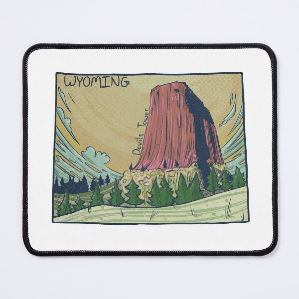Item preview, Devils Tower Wyoming Sticker designed and sold by CharpyCo.