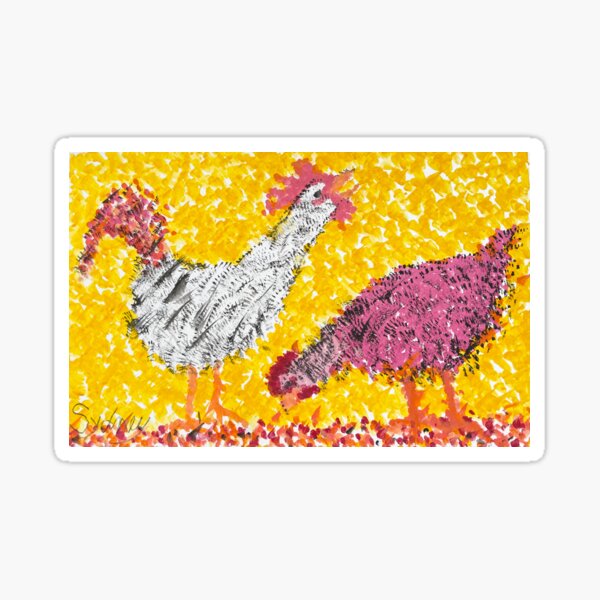 Item preview, Rooster and Hen designed and sold by Sydney Edmond.