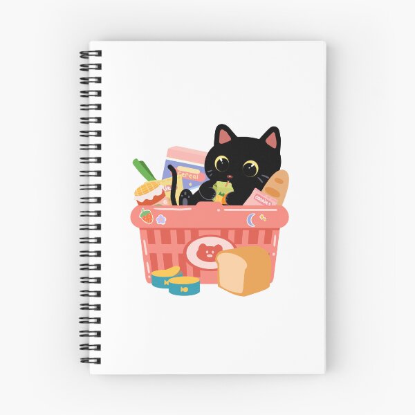 Item preview, Cute Black Grocery Cat designed and sold by PottedCat.