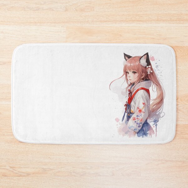 Item preview, Kawaii baby in Kitsune fox kimono designed and sold by CatCoconut-Art.