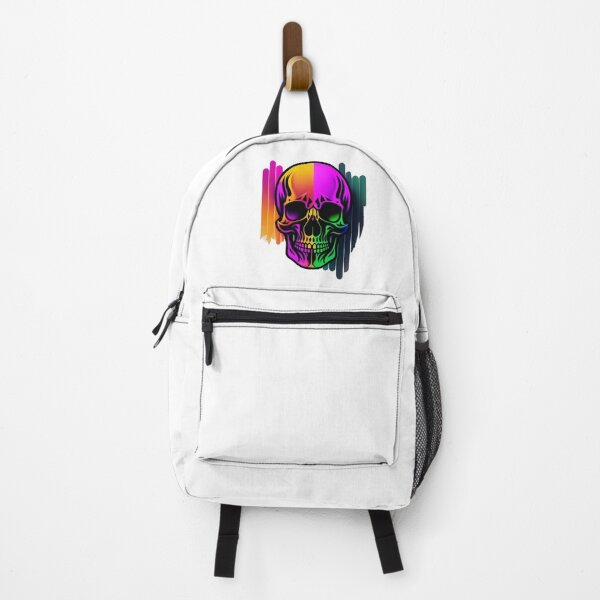 Item preview, neon trippy skull designed and sold by DOPANDA ..