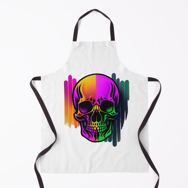 Item preview, neon trippy skull designed and sold by DOPANDA ..