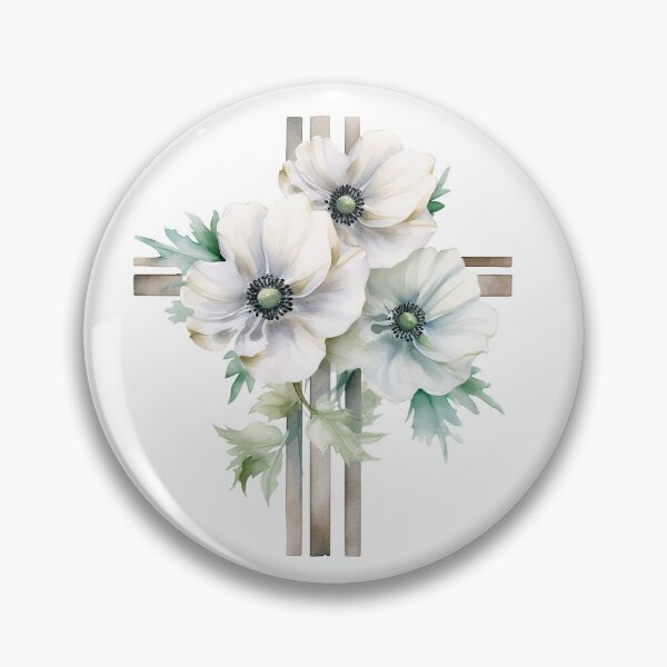 Artikelvorschau, Anemonen und Kreuz entworfen und verkauft von Ilze Lucero.