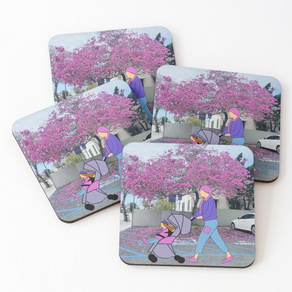 Item preview, Woman pushing stroller designed and sold by FrenchCarAmel.