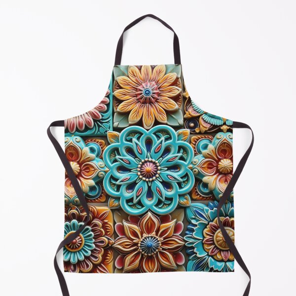 Item preview, 3D Vibrant Colorful Mandala Boho Flowers Pattern designed and sold by Lamarcy.
