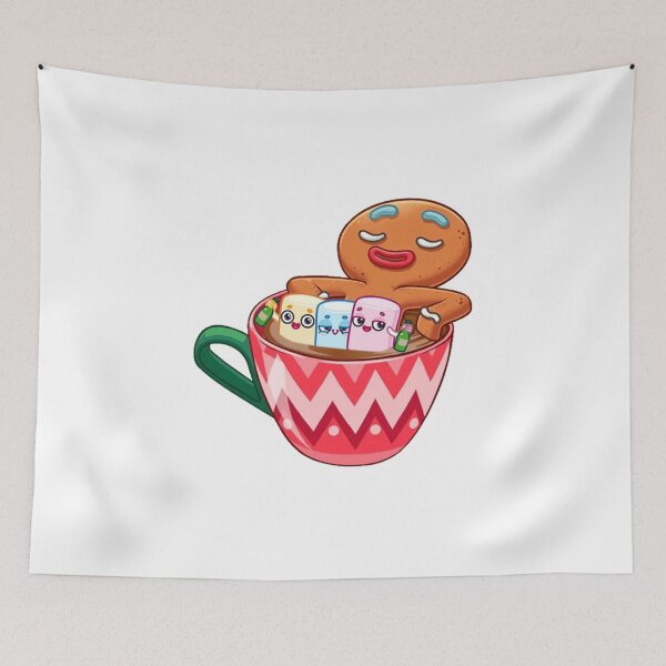 Item preview, Hot Cocoa with Marshmallow and Gingerbread designed and sold by HaydenMillepied.