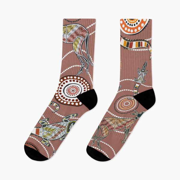 Item preview, Crocs and Roos Indigenous Style designed and sold by TeeGeeTees.