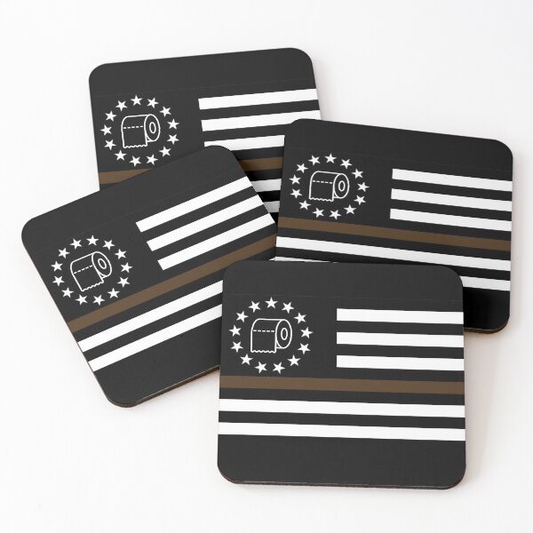 Item preview, Thin Poop Line Flag designed and sold by WKND-Graphics.