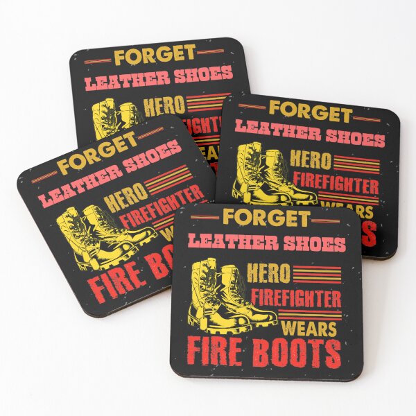 Item preview, Forget Leather Shoes Hero Firefighter Wears Fire Boots designed and sold by netfires.