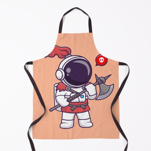 Item preview, Cosmic Adventurer: Cute Astronaut Knight and Viking - Cartoon Vector Icon Illustration designed and sold by hjian8219.