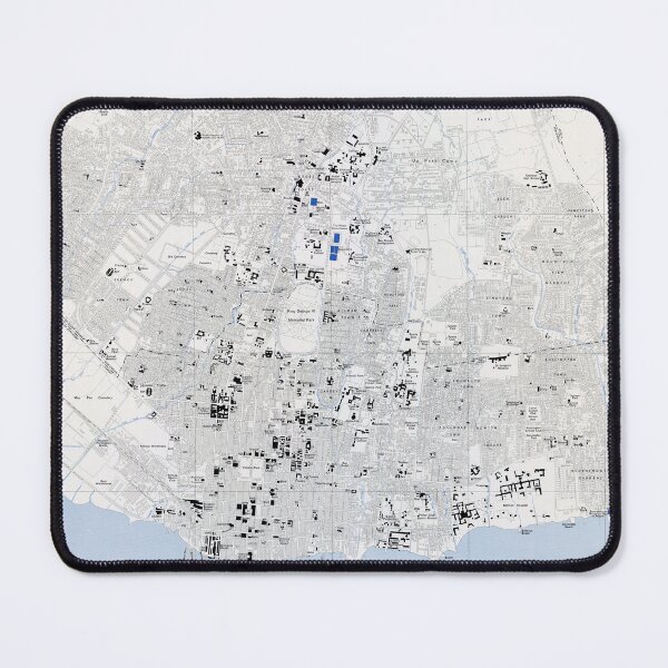Item preview, Vintage Kingston Jamaica Map (1962) designed and sold by BravuraMedia.