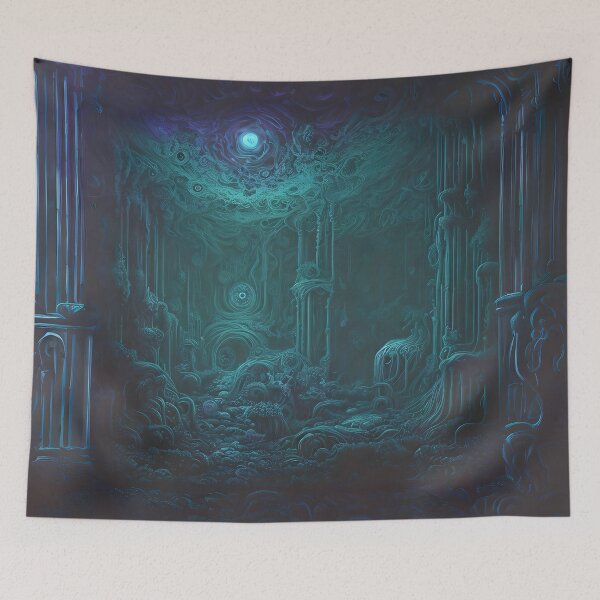 Item preview, Dreamy liminal anemoia painting designed and sold by ArthurVandelay.