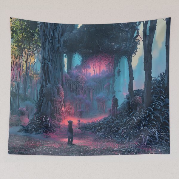 Item preview, Dreamy liminal anemoia painting designed and sold by ArthurVandelay.