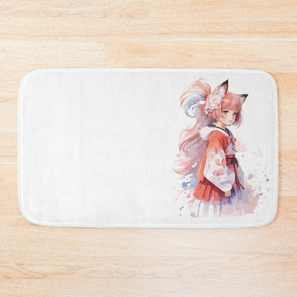 Item preview, Kawaii baby in Kitsune fox kimono designed and sold by CatCoconut-Art.