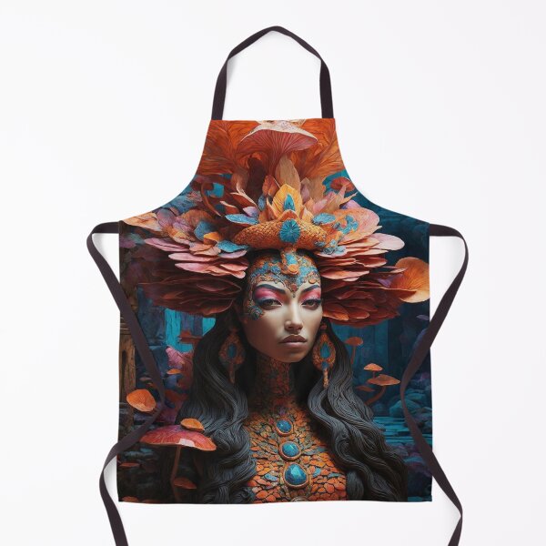 Item preview, Psychedelic Mushroom Portraits: A Trippy Delight 1 designed and sold by TheTechnoCanvas.